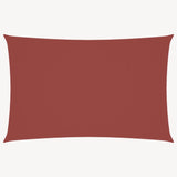 Zonnescherm rechthoekig 2,5x5 m oxford stof terracottakleurig