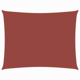 Zonnescherm rechthoekig 6x7 m oxford stof terracottakleurig
