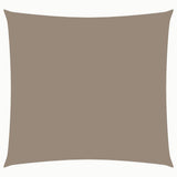 Zonnescherm vierkant 2,5x2,5 m oxford stof taupe