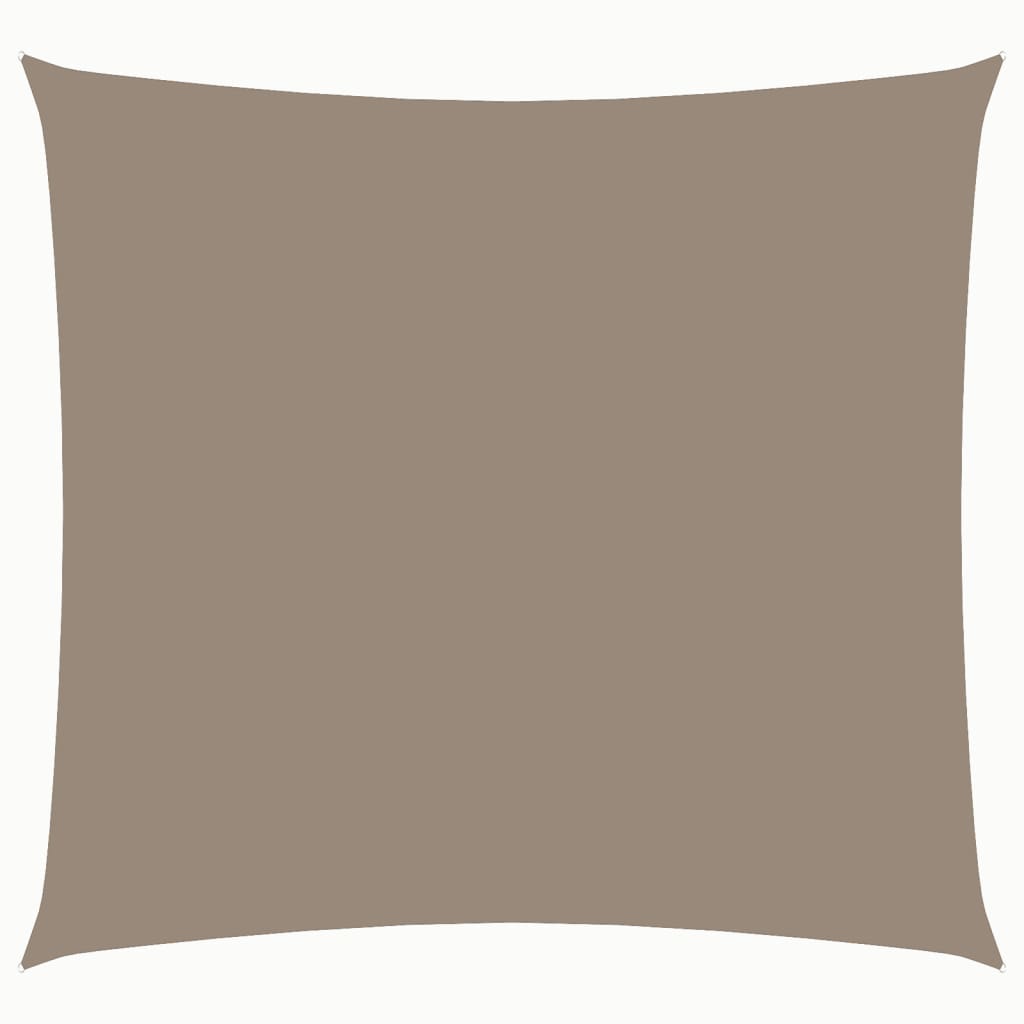 Zonnescherm vierkant 3x3 m oxford stof taupe