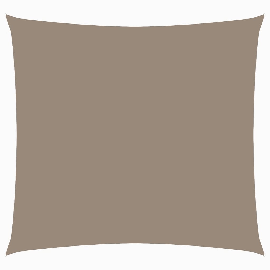 Zonnescherm vierkant 4,5x4,5 m oxford stof taupe