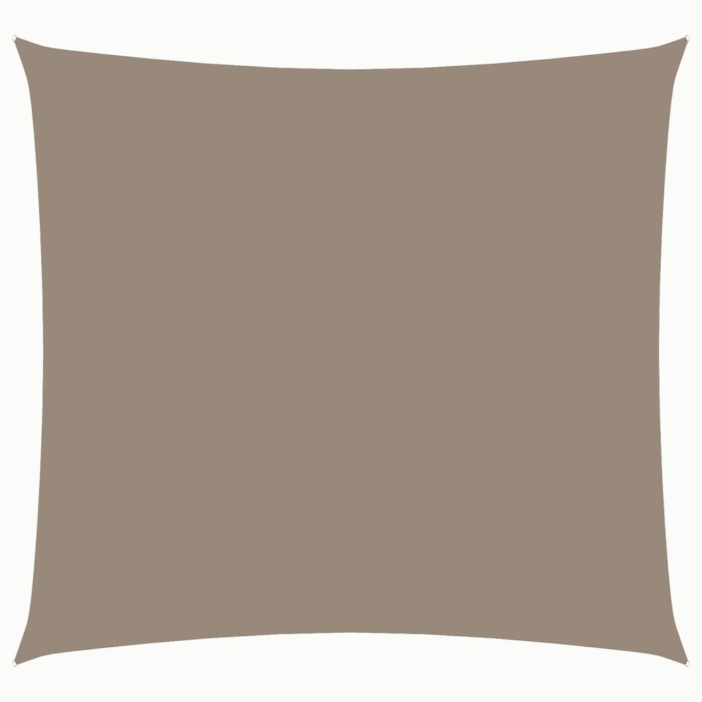 Zonnescherm vierkant 7x7 m oxford stof taupe