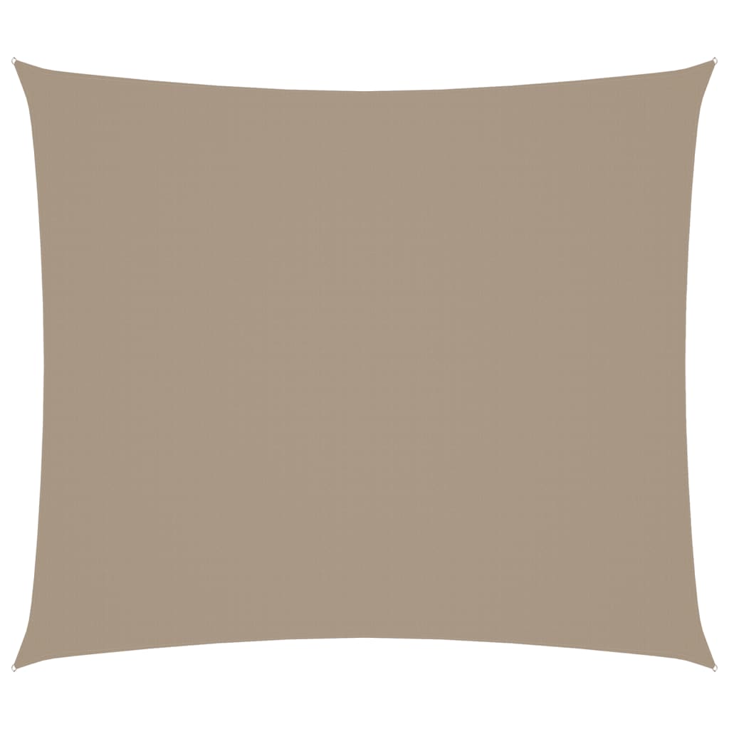 Zonnescherm rechthoekig 2x2,5 m oxford stof taupe