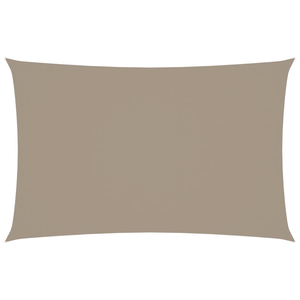 Zonnescherm rechthoekig 2x4,5 m oxford stof taupe