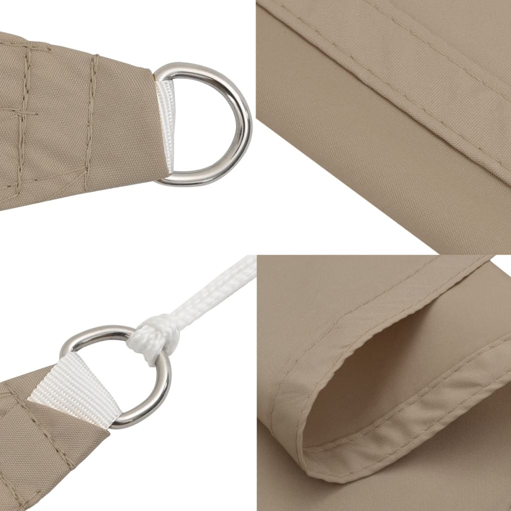 Zonnescherm rechthoekig 2,5x3 m oxford stof taupe