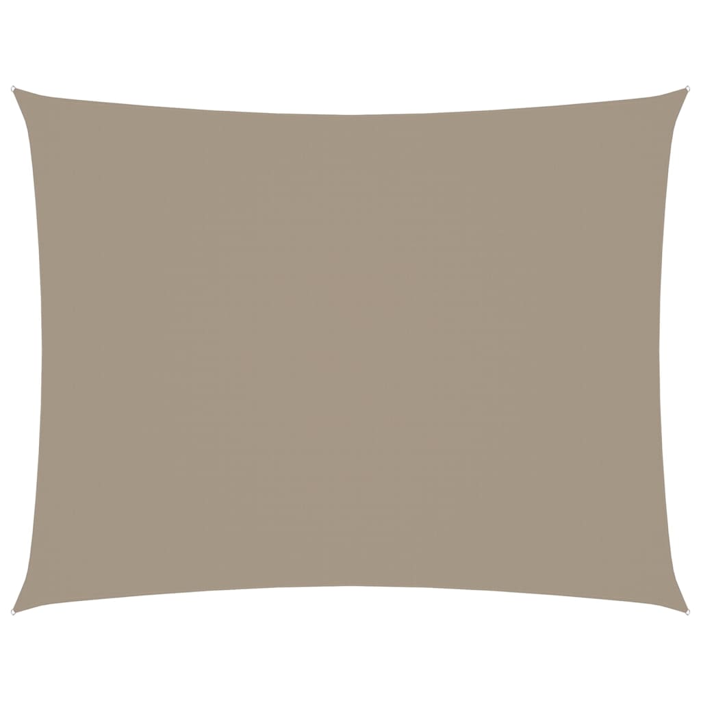 Zonnescherm rechthoekig 2,5x3,5 m oxford stof taupe