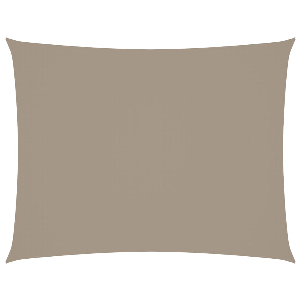 Zonnescherm rechthoekig 2,5x4 m oxford stof taupe