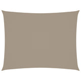 Zonnescherm rechthoekig 2,5x4 m oxford stof taupe