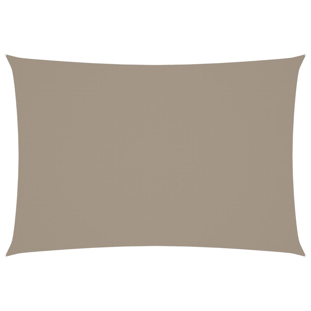 Zonnescherm rechthoekig 2,5x4,5 m oxford stof taupe