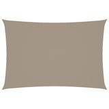 Zonnescherm rechthoekig 2,5x4,5 m oxford stof taupe