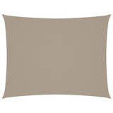 Zonnescherm rechthoekig 3x4,5 m oxford stof taupe