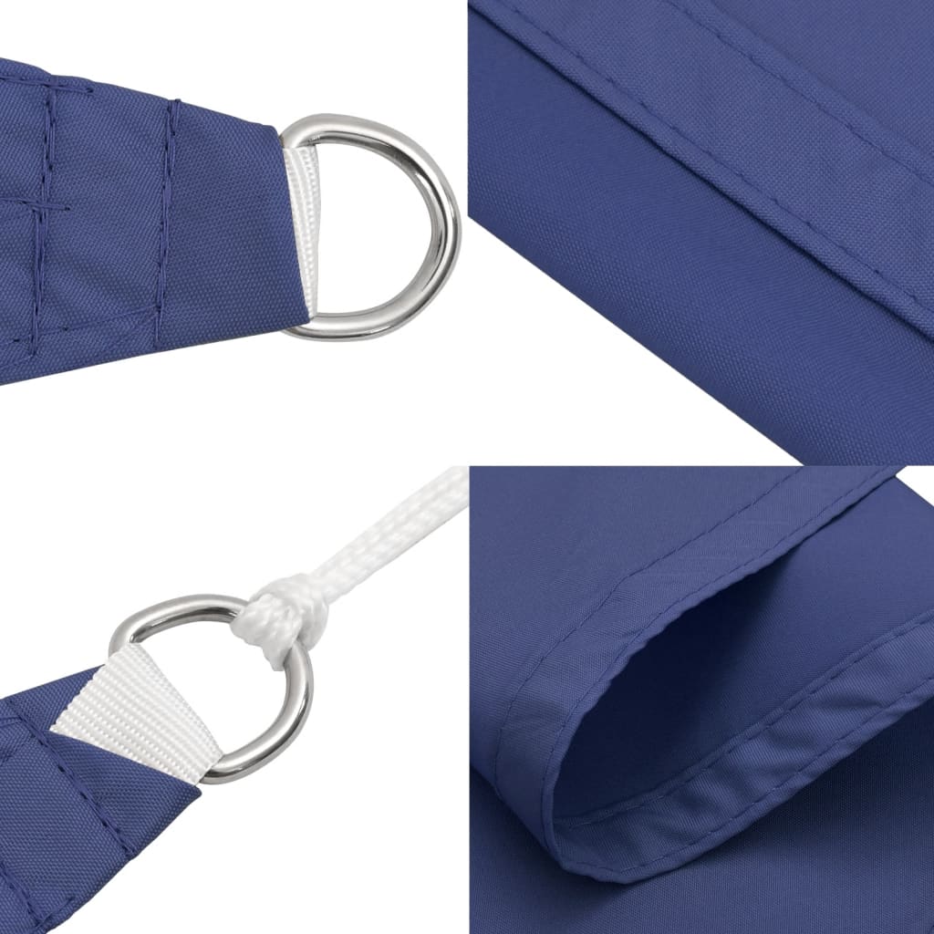 Schaduwdoek vierkant 3x3 m oxford stof blauw