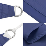 Zonnescherm rechthoekig 2x4 m oxford stof blauw