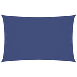 Zonnescherm rechthoekig 2x5 m oxford stof blauw