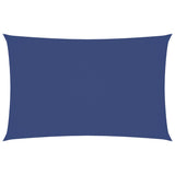 Zonnescherm rechthoekig 2,5x5 m oxford stof blauw