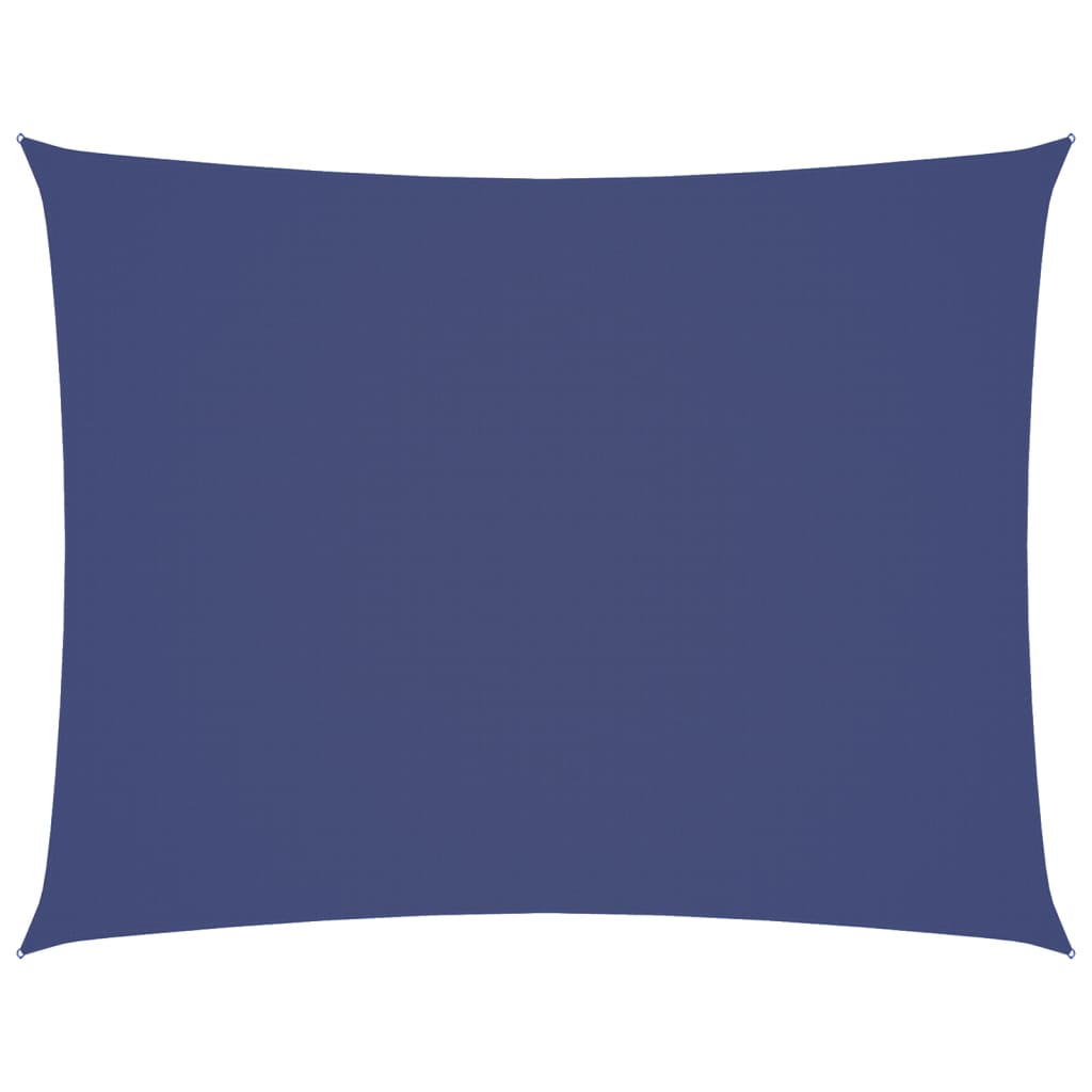 Zonnescherm rechthoekig 4x6 m oxford stof blauw