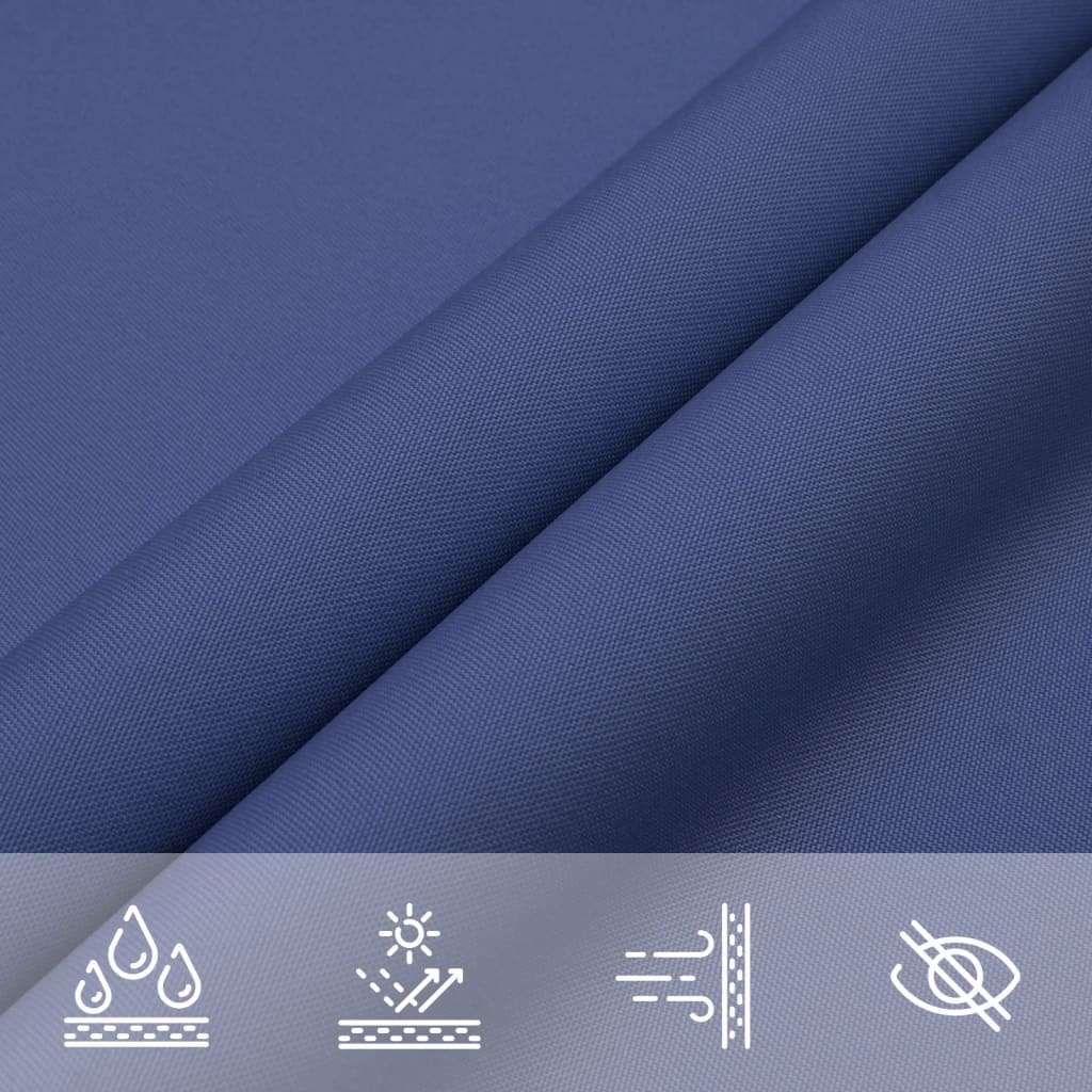 Zonnescherm rechthoekig 4x6 m oxford stof blauw