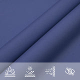 Zonnescherm rechthoekig 4x6 m oxford stof blauw