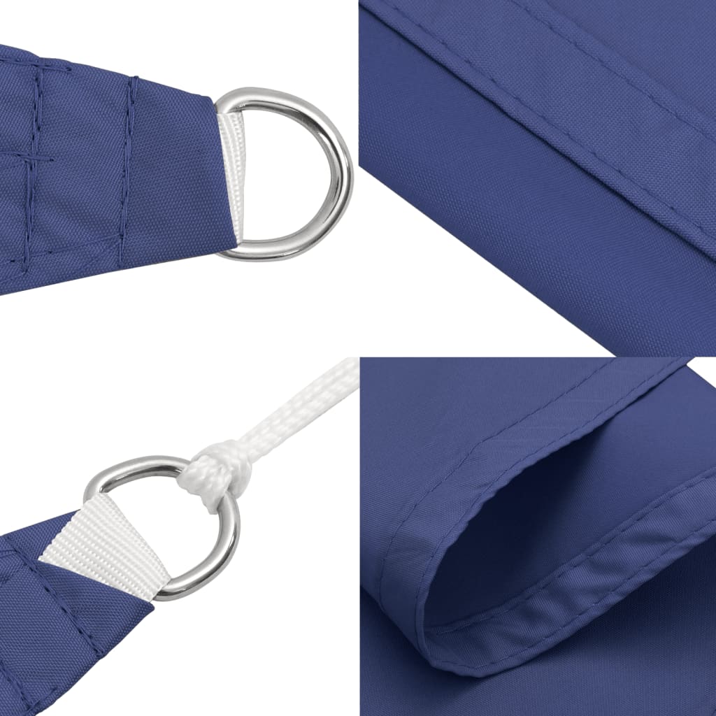Zonnescherm rechthoekig 4x6 m oxford stof blauw