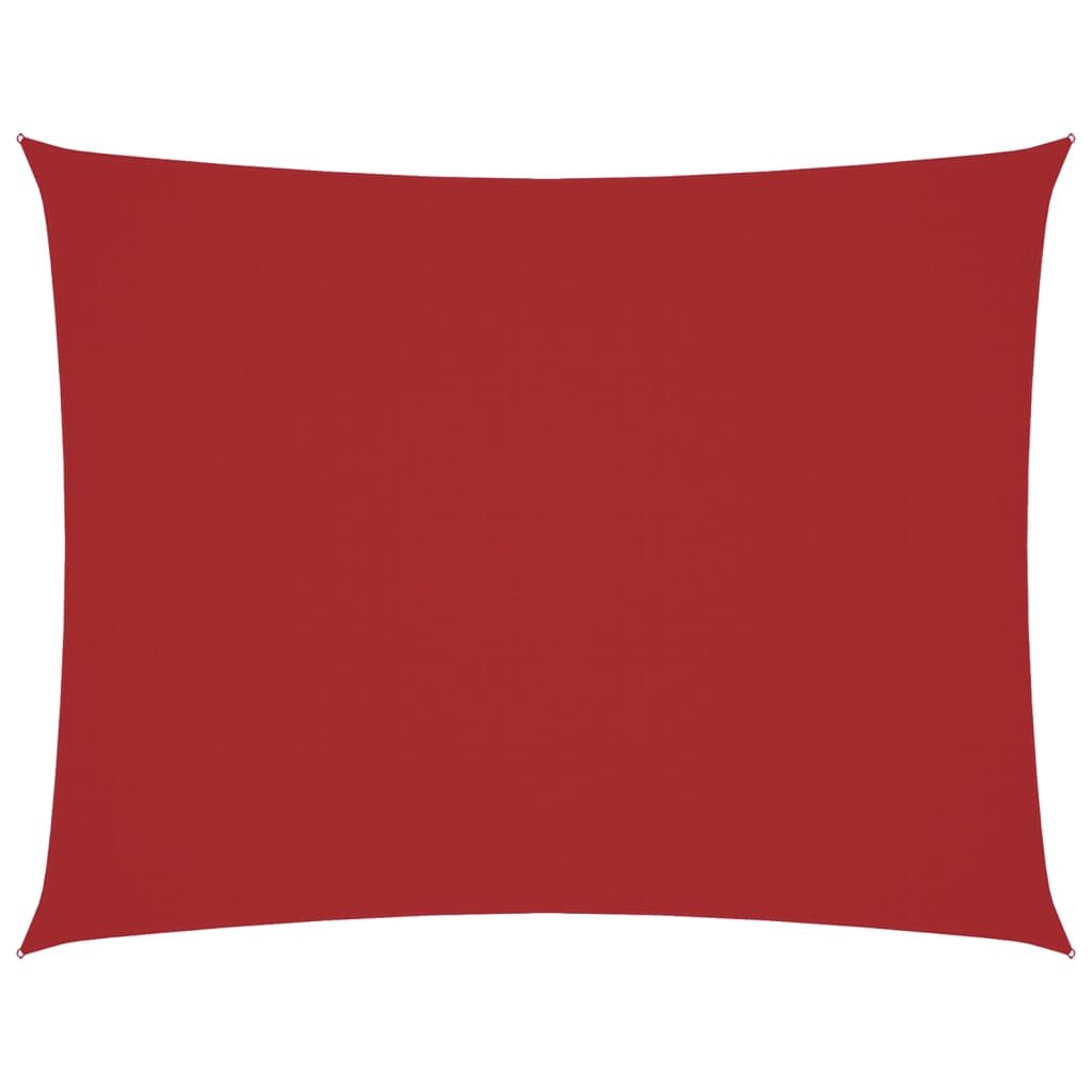 Zonnescherm rechthoekig 2x3 m oxford stof rood