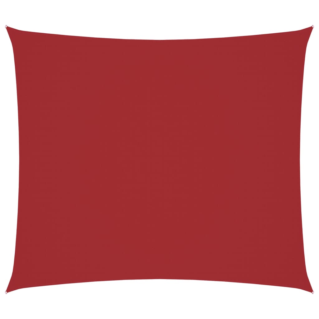 Zonnescherm rechthoekig 2,5x3 m oxford stof rood