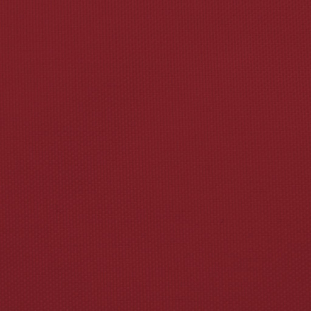 Zonnescherm rechthoekig 2,5x5 m oxford stof rood