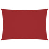 Zonnescherm rechthoekig 3x6 m oxford stof rood