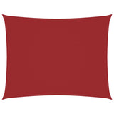 Zonnescherm rechthoekig 5x6 m oxford stof rood