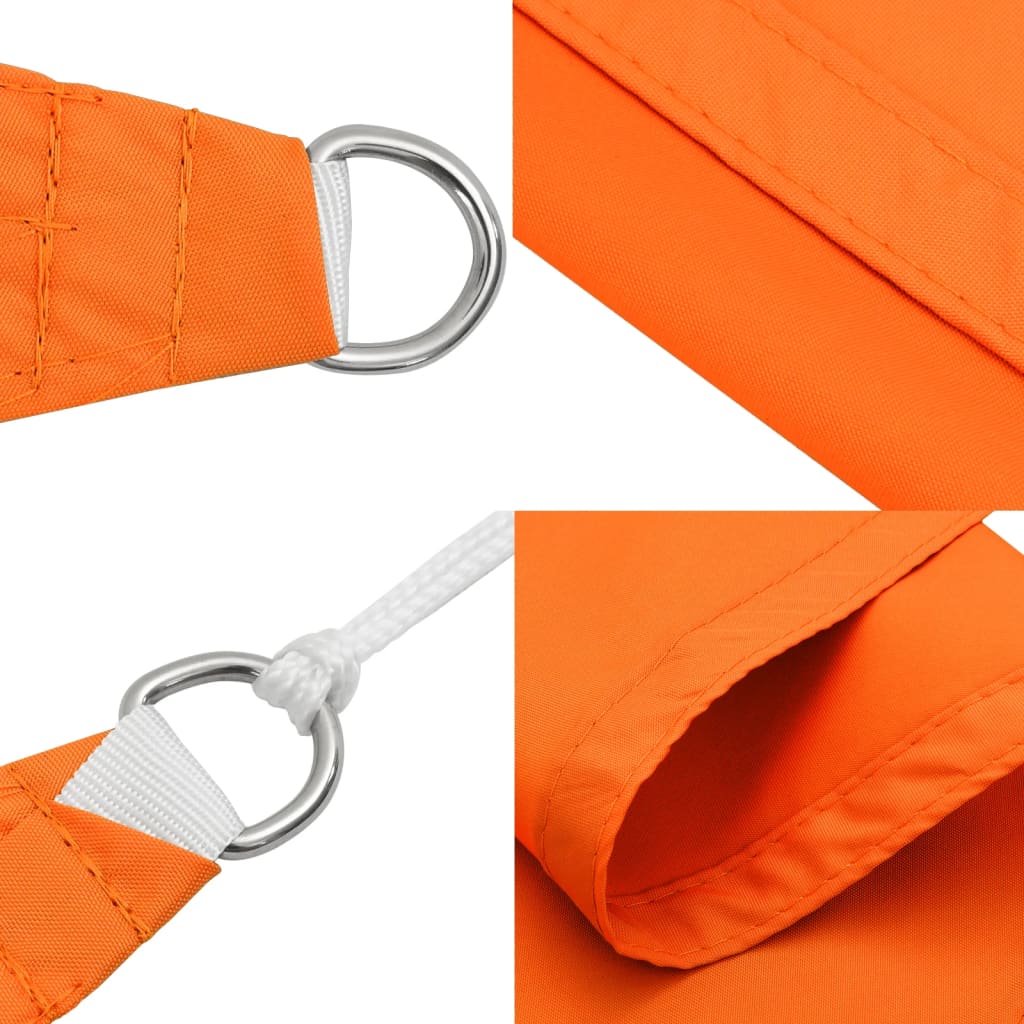 Zonnescherm rechthoekig 2,5x3 m oxford stof oranje