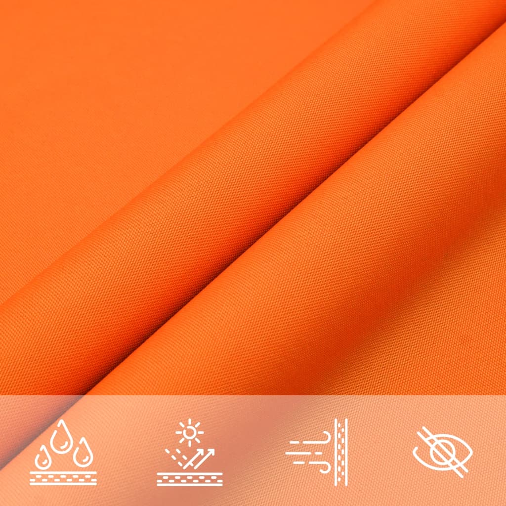 Zonnescherm rechthoekig 2,5x3 m oxford stof oranje