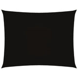 Zonnescherm rechthoekig 3,5x5 m oxford stof zwart
