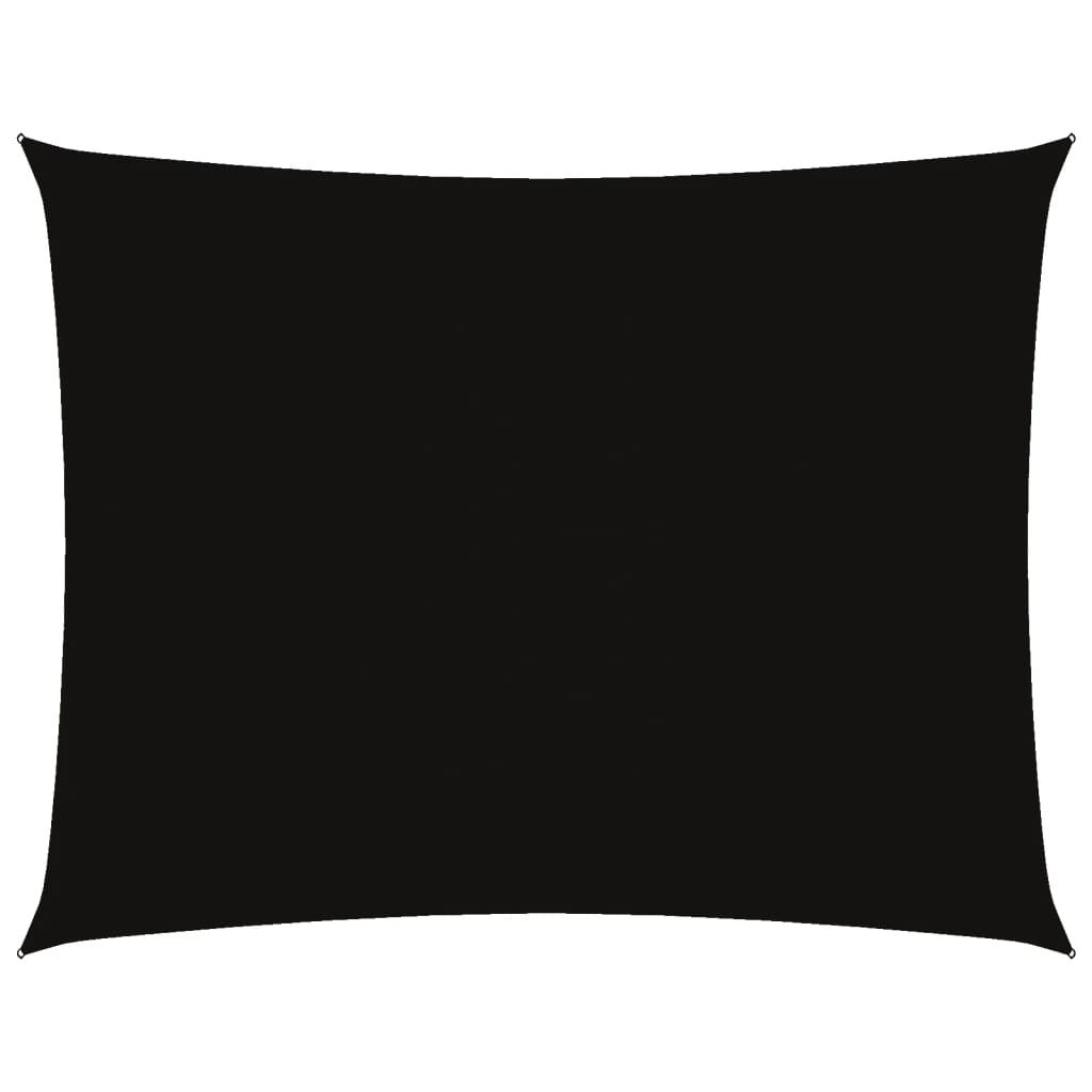 Zonnescherm rechthoekig 5x7 m oxford stof zwart