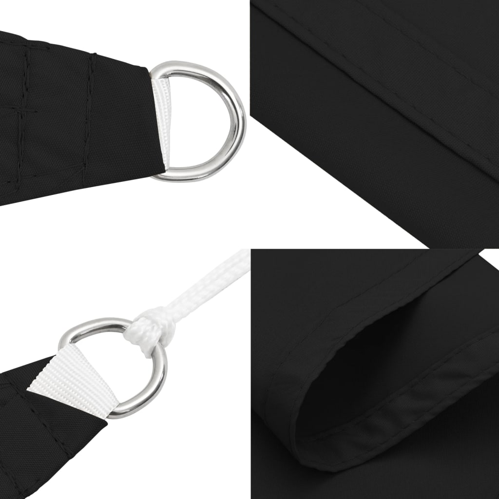 Zonnescherm rechthoekig 5x8 m oxford stof zwart