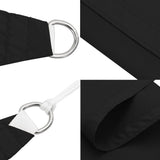 Zonnescherm rechthoekig 5x8 m oxford stof zwart