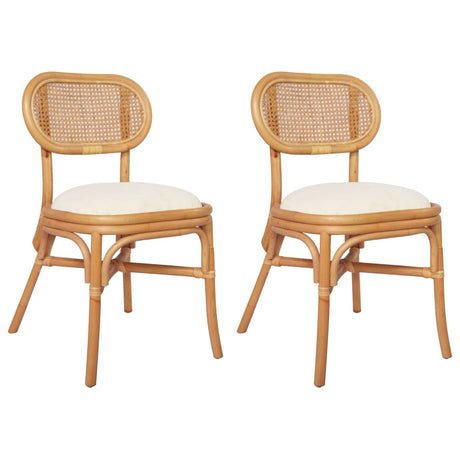 Eetkamerstoelen 2 st linnen - AllerleiShop