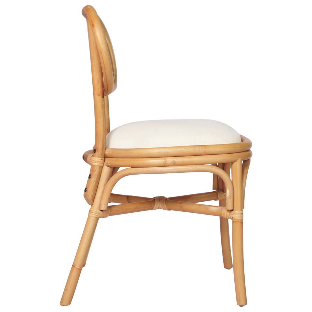 Eetkamerstoelen 2 st linnen - AllerleiShop