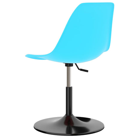 Eetkamerstoelen 2 st draaibaar PP blauw - AllerleiShop