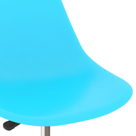 Eetkamerstoelen 2 st draaibaar PP blauw - AllerleiShop