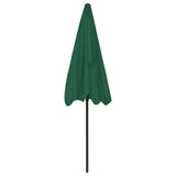 Strandparasol 200x125 cm groen