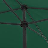 Strandparasol 200x125 cm groen