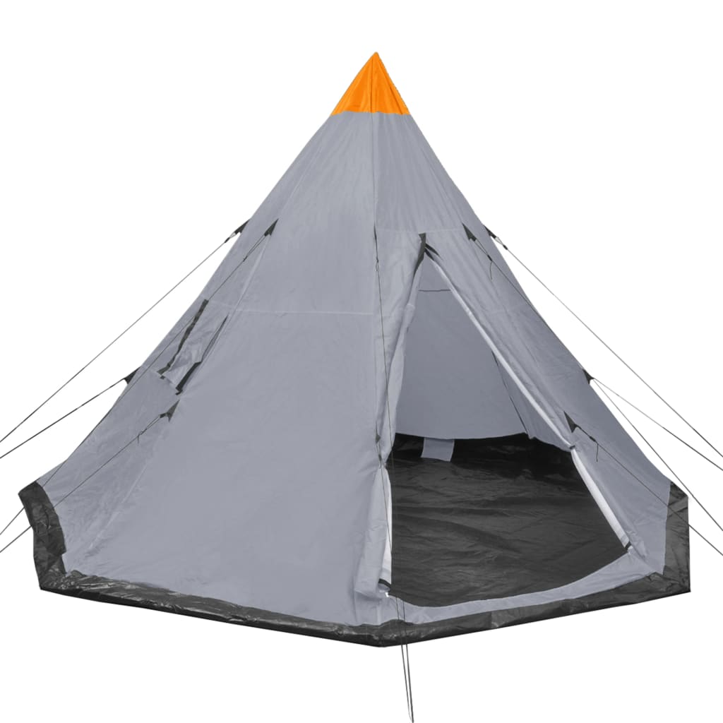 Tent 4-persoons grijs