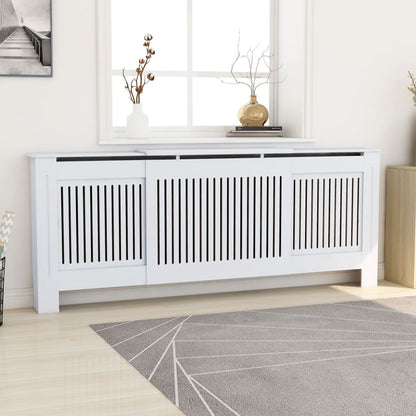 Radiatorombouw 205 cm MDF wit - AllerleiShop