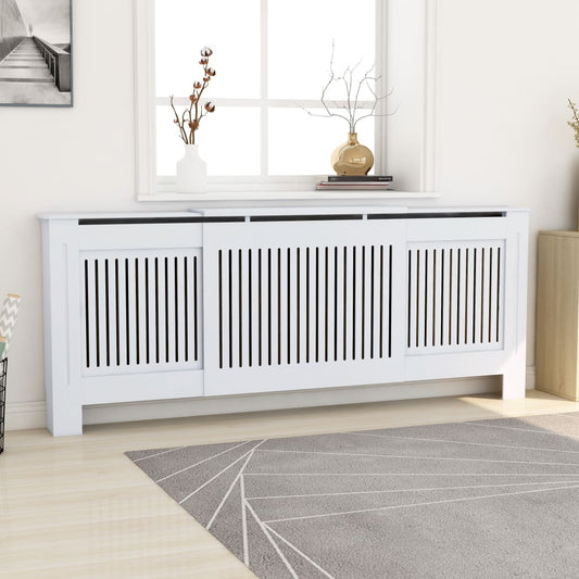 Radiatorombouw 205 cm MDF wit - AllerleiShop