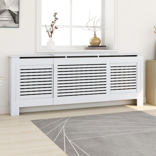 Radiatorombouw 205 cm MDF wit - AllerleiShop