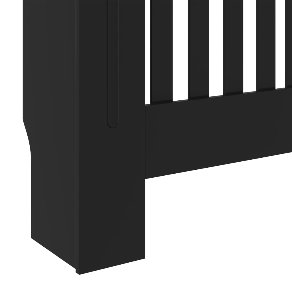 Radiatorombouw 78 cm MDF zwart - AllerleiShop