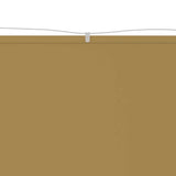 Luifel verticaal 60x420 cm oxford stof beige