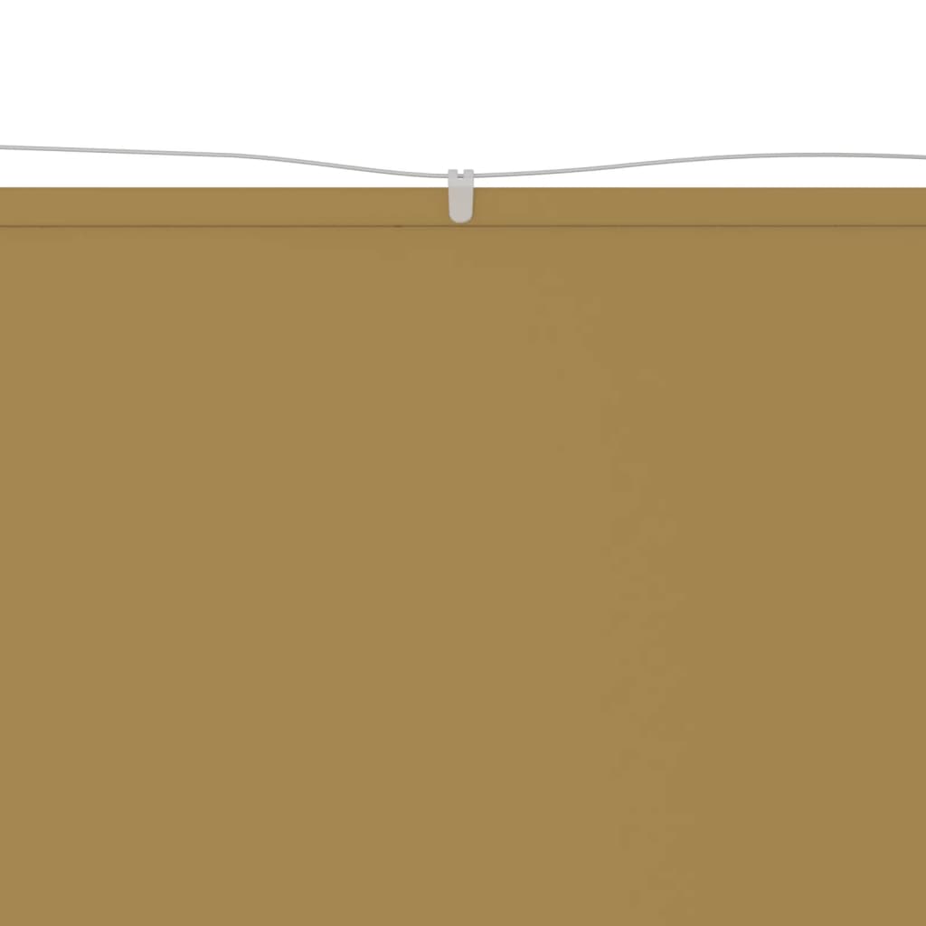 Luifel verticaal 100x420 cm oxford stof beige