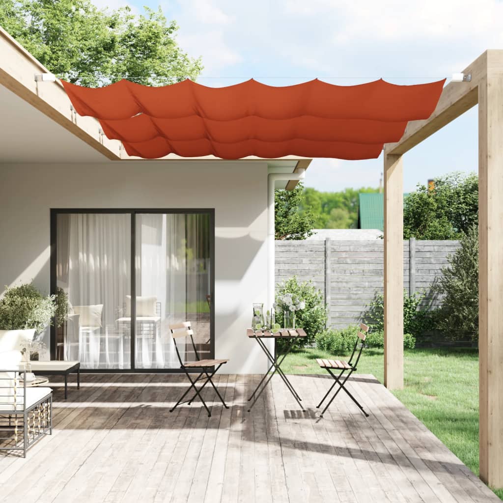 Luifel verticaal 100x270 cm oxford stof terracottakleurig