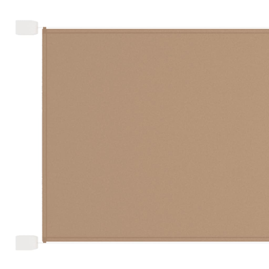 Luifel verticaal 60x270 cm oxford stof taupe