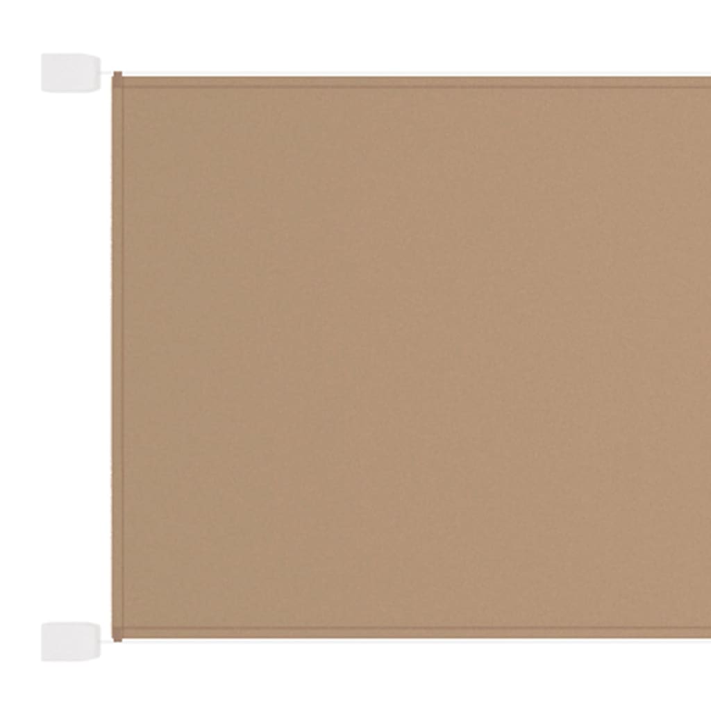 Luifel verticaal 60x360 cm oxford stof taupe